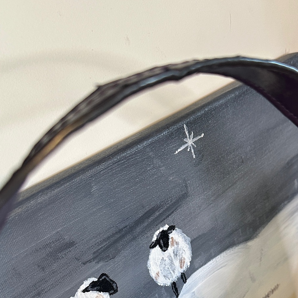 Coach Signature Stripe Convertible Hobo. - Picture 10 of 14